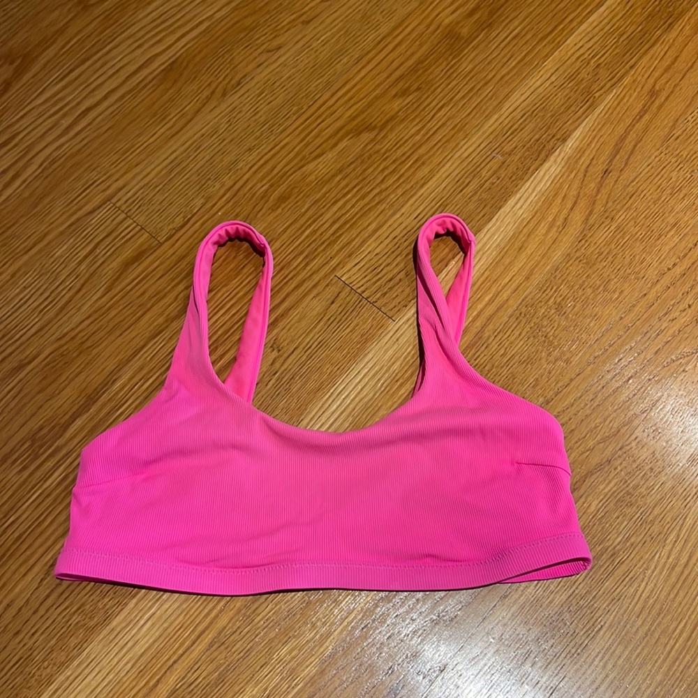 Pink Athleta Bikini Top